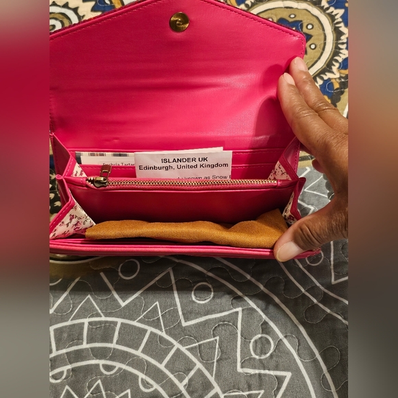 Islander Clasp Harris Tweed Wallet with dust cover, NWT, Large - Picture 7 of 9